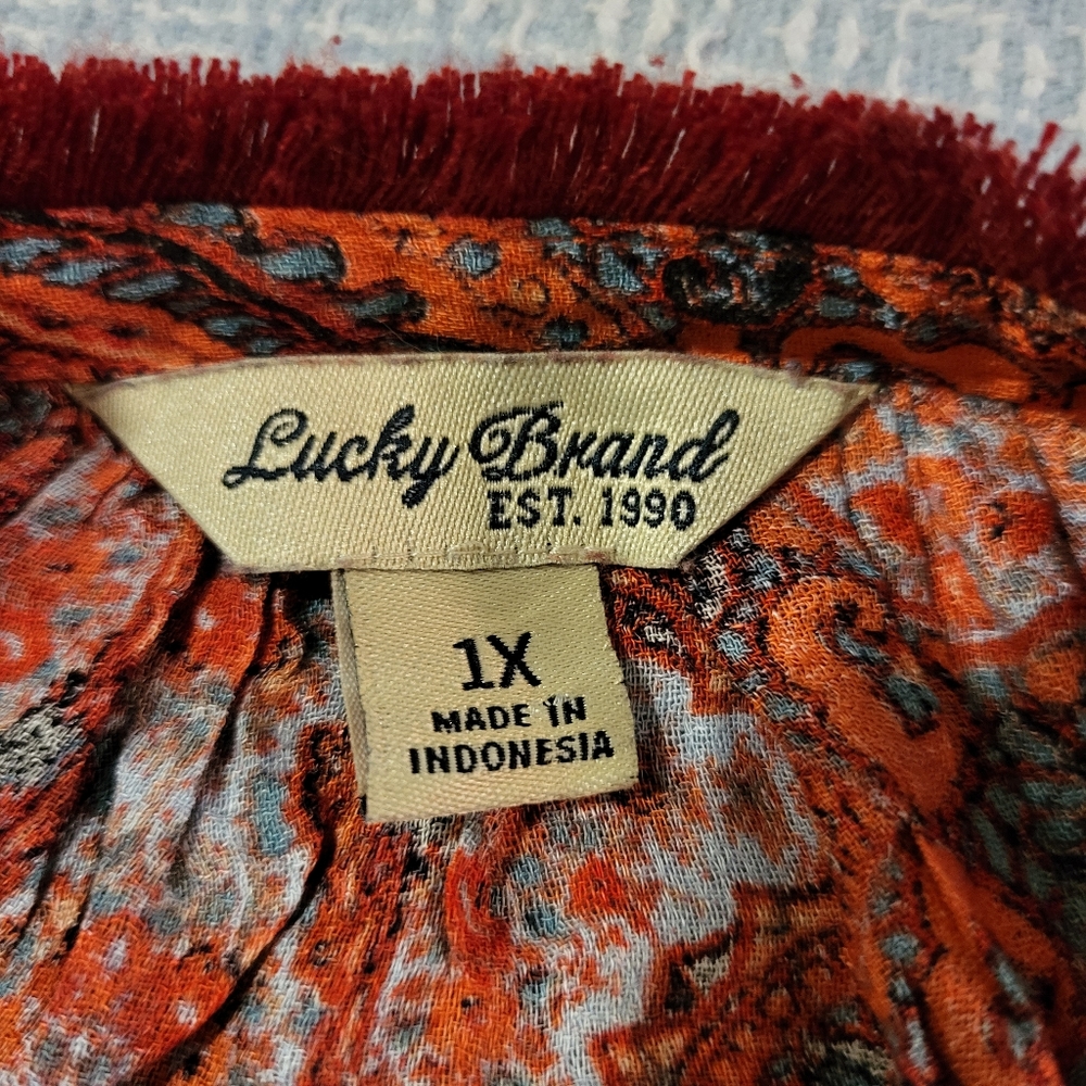 Lucky Brand Parachute Knit Blouse - Picture 10 of 10